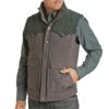 Rock N Roll Cowboy Men's Western Grey Vintage 2-Tone Vest -Western Cowboy Supplies 155890 default l