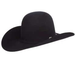 American Hats AHC 10X Midnight Blue Self Band 4 1/4in. Brim Round Oval Open Crown Felt Cowboy Hat