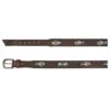 Men's Red Dirt Hat Southwest Buffalo Inlay Belt -Western Cowboy Supplies 157604 default l