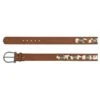 Women's Catchfly Hair-On Hide Inlay Belt With Conchos -Western Cowboy Supplies 157633 default l