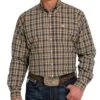 Cinch Men's Plaid Long Sleeve Button Down 2 Cinch Men's Plaid Long Sleeve Button Down -Western Cowboy Supplies 158218 default l