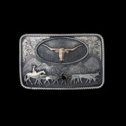 Vogt Silversmiths The Trail Drive Trophy Buckle