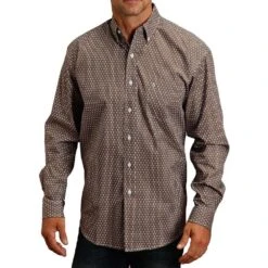 Stetson Men's Arrow Print Western Shirt -Western Cowboy Supplies 158745 default l 9f143071 215b 4901 a93a 55921e95d2ae