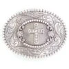 M&F Silver Cross Oval Buckle 2 M&F Silver Cross Oval Buckle -Western Cowboy Supplies 15875 default l