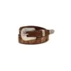 Men's 3D Calf Hair Tapered Belt With 3 Piece Buckle Set -Western Cowboy Supplies 158851 default l