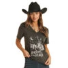 Rock & Roll Denim Graphic Tee -Western Cowboy Supplies 159103 default l