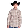 Kimes Ranch Men's Sand Manzano Long Sleeve Button Down -Western Cowboy Supplies 159282 default l