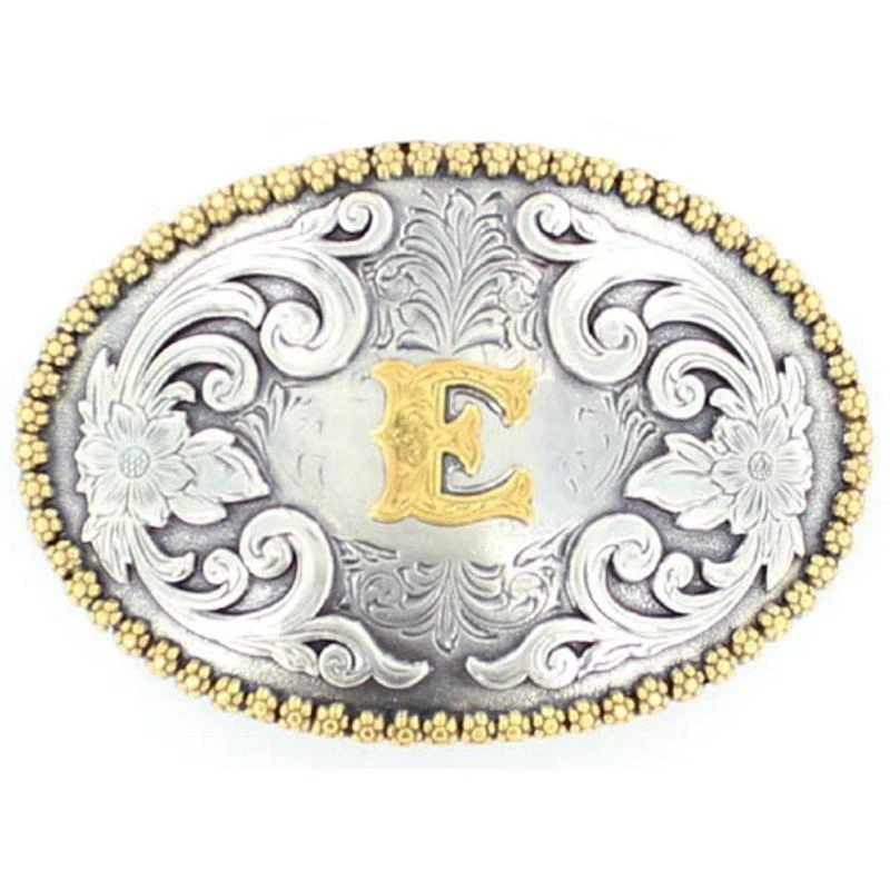 M&F E Initial Belt Buckle 3 M&F E Initial Belt Buckle