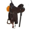 Martin Saddlery Antique Floral Overlay 1/2 Breed BTR Barrel Racer -Western Cowboy Supplies 160478 default l