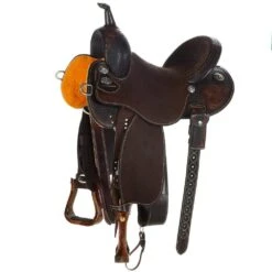 Martin Saddlery Antique Floral Overlay 1/2 Breed BTR Barrel Racer