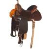 Martin Saddlery Chocolate Crown C 1/8 Breed Barrel Saddle -Western Cowboy Supplies 160482 default l