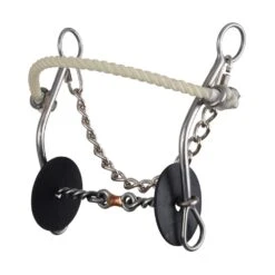 Reinsman Josey Mitchell Twisted Wire Dog Bone Side Pull Combo Gag Bit