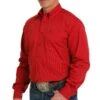 Cinch Men's Solid Red Button-Down Shirt 2 Cinch Men's Solid Red Button-Down Shirt -Western Cowboy Supplies 161482 default l