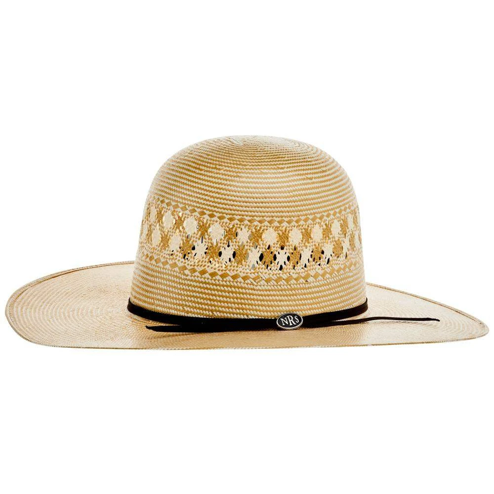 NRS 20X Wheat Criss Cross 4 1/4 Inch Brim Open Crown Straw Cowboy Hat 3 NRS 20X Wheat Criss Cross 4 1/4 Inch Brim Open Crown Straw Cowboy Hat