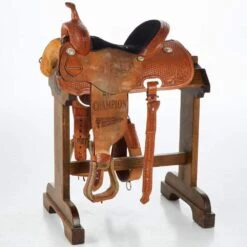 NRS Used 14in Teskeys Trophy Barrel Saddle