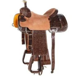 Tomahawk 7/8 Breed Floral Heavy Oil Team Roper