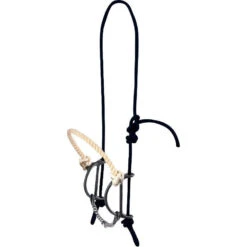 Dutton Bits Twisted Snaffle Sliding Draw Gag & Rope Nose Gag Bit