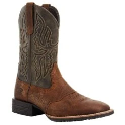 Ariat Men's Hybrid Ranchway Earth 11in Arizona Brown Top