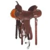 Burns Saddlery 14 1/2 Inch 20FDX Chocolate Roughout Barrel Saddle 2 Burns Saddlery 14 1/2 Inch 20FDX Chocolate Roughout Barrel Saddle -Western Cowboy Supplies 164736 default l