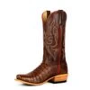 Horsepower Men's Top Hand Post Oak Caiman Belly 13in Bone Explosion Top Boot -Western Cowboy Supplies 165696 default l