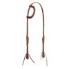 Weaver Leather 5/8in Single Ear Brown Latigo Leather Headstall -Western Cowboy Supplies 17894 default l