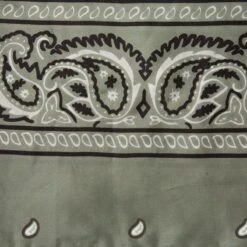 Wyoming Traders Bandana Silk Wild Rag Scarf - Sage