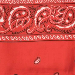 Wyoming Traders Bandana Silk Wild Rag Scarf - Red