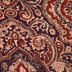 Wyoming Traders Paisley Silk Wild Rag Scarf - Plum/Maroon