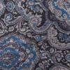 Wyoming Traders Paisley Silk Wild Rag Scarf - Blue/Silver -Western Cowboy Supplies 1832 default l