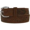 Women's Silver Creek Brown Western Scroll Belt -Western Cowboy Supplies 19325 default l