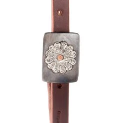 Cowperson Tack Exclusive Decatur Rose Slit Ear Headstall