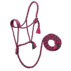 Weaver Leather Ecoluxe Braided Rope Halter With 8ft Lead 10 Weaver Leather Ecoluxe Braided Rope Halter With 8ft Lead -Western Cowboy Supplies 213329 658075