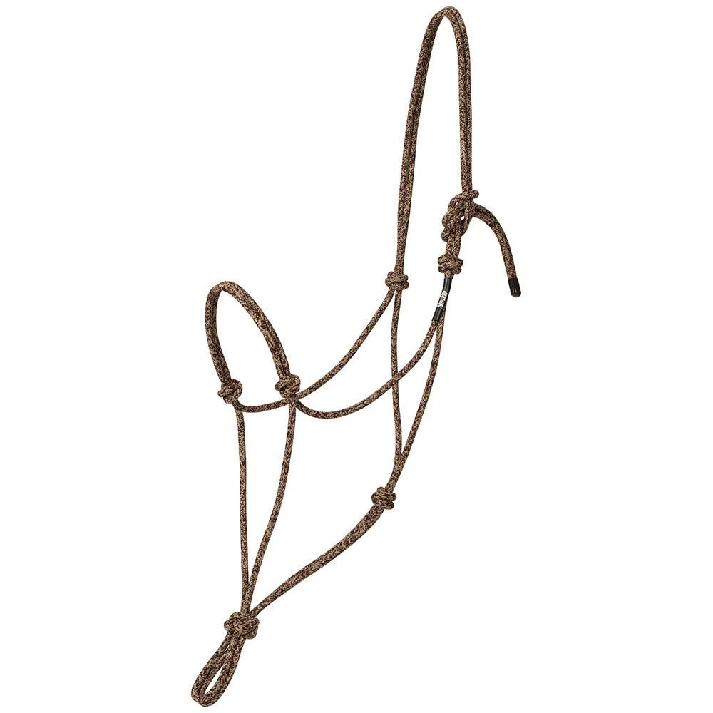 Weaver Leather Small Horse Silvertip Big Sky Rope Halter 8 Weaver Leather Small Horse Silvertip Big Sky Rope Halter - Image 6