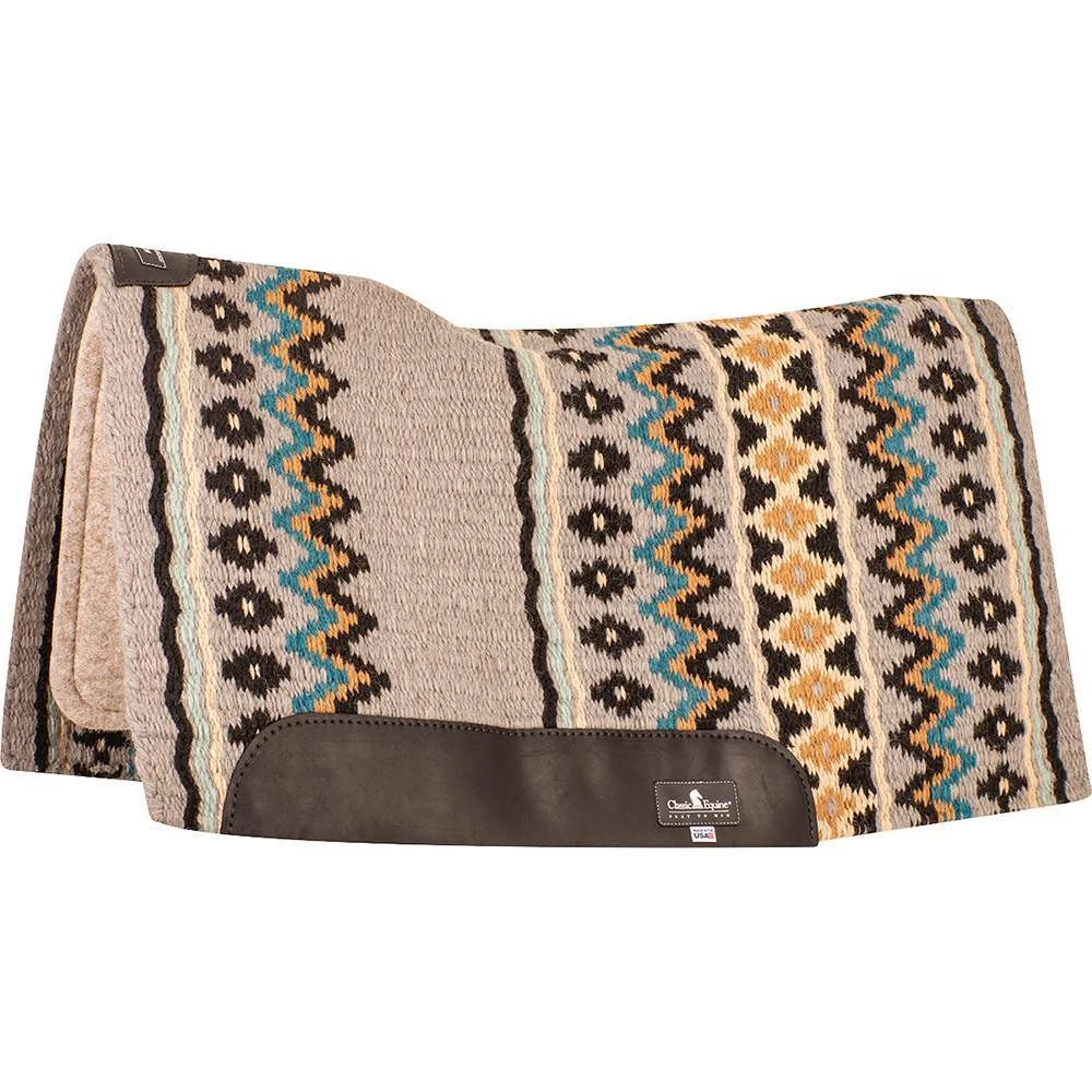 Classic Equine 3/4' ESP Contour Wool Top Felt 34 X 38 Saddle Pad 3 Classic Equine 3/4' ESP Contour Wool Top Felt 34 X 38 Saddle Pad