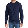 Ariat Men's Flame Resistant Navy Work Crew Shirt -Western Cowboy Supplies 22907 default l
