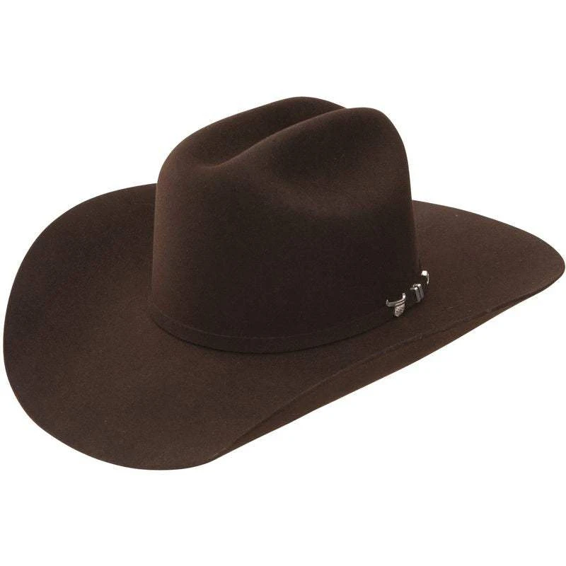 Resistol 72 USTRC 6X Chocolate 4-1/4in. Brim Felt Cowboy Hat 3 Resistol 72 USTRC 6X Chocolate 4-1/4in. Brim Felt Cowboy Hat
