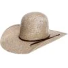 Rodeo King 3 Tone Open Crown 4-1/2in. Brim Straw Cowboy Hat -Western Cowboy Supplies 33381 default l