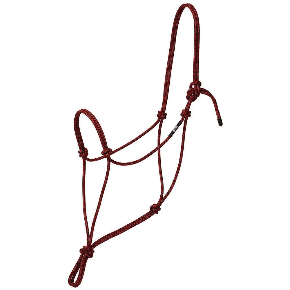 Weaver Leather Small Horse Silvertip Big Sky Rope Halter 6 Weaver Leather Small Horse Silvertip Big Sky Rope Halter - Image 4