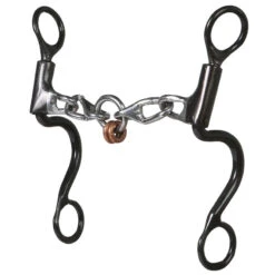 Dutton Bits 5/8in. Small Donut With Chain 6 1/2in. Cheek Bit