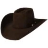 American Hats 40X Chocolate Open Crown 4-1/4in Brim Felt Cowboy Hat 1 American Hats 40X Chocolate Open Crown 4-1/4in Brim Felt Cowboy Hat -Western Cowboy Supplies 60631 default l