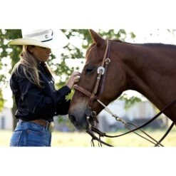 Cowboy Tack Jordan Jo Gal Leg 7 3/4 Inch Ported Shank Bit -Western Cowboy Supplies 610041 1