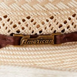 American Hats AHC 6900 Racher Drilex 2 Cord Chocolate Band 4 1/4in. Brim Straw Cowboy Hat -Western Cowboy Supplies 6900RC2CCHOC42 3