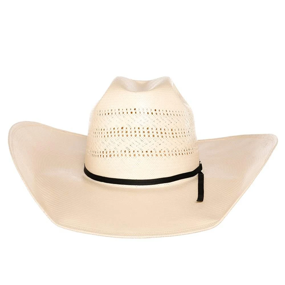 American Hats Triple Fancy Vented Ivory 5in. Brim Straw Hat 4 American Hats Triple Fancy Vented Ivory 5in. Brim Straw Hat - Image 2