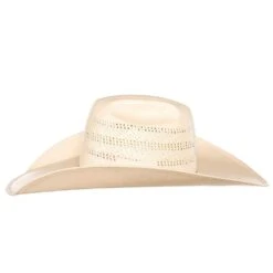 American Hats Triple Fancy Vented Ivory 5in. Brim Straw Hat 9 American Hats Triple Fancy Vented Ivory 5in. Brim Straw Hat -Western Cowboy Supplies 7400S2CBLK5 21