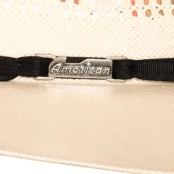 American Hats Triple Fancy Vented Ivory 5in. Brim Straw Hat 10 American Hats Triple Fancy Vented Ivory 5in. Brim Straw Hat -Western Cowboy Supplies 7400S2CBLK5 31