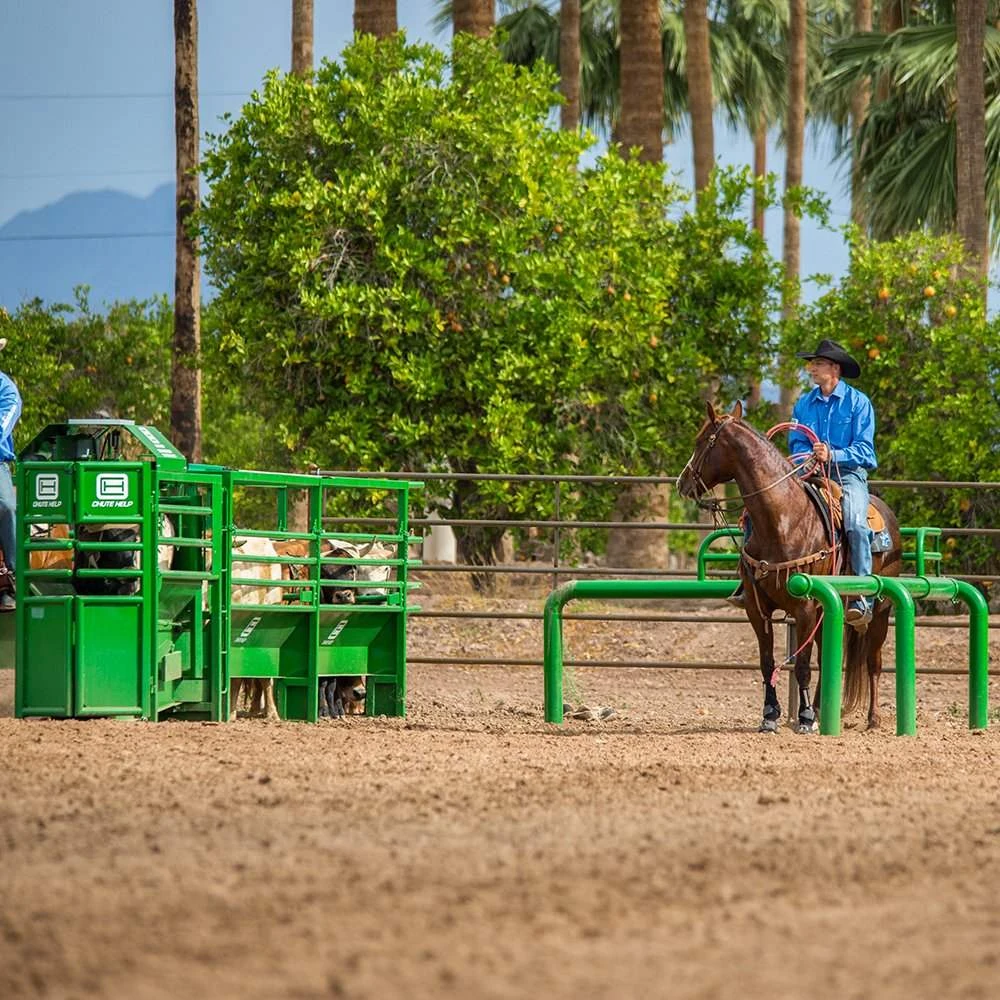 Chute Help Pivoting Adjustable Roping Box 3 Chute Help Pivoting Adjustable Roping Box