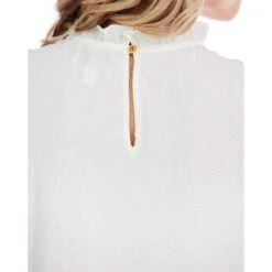 Mud Pie Women's Taye Flounce Top -Western Cowboy Supplies 85100164WH 04