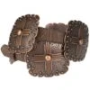 Ladies Angel Ranch 1in. Brown Cross Concho Belt -Western Cowboy Supplies 90605 default l