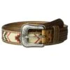 Ariat Men's Brown Aztec Beaded Belt -Western Cowboy Supplies 92251 default l