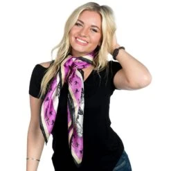 Wyoming Traders Ladies Ivory Fences Wild Rag